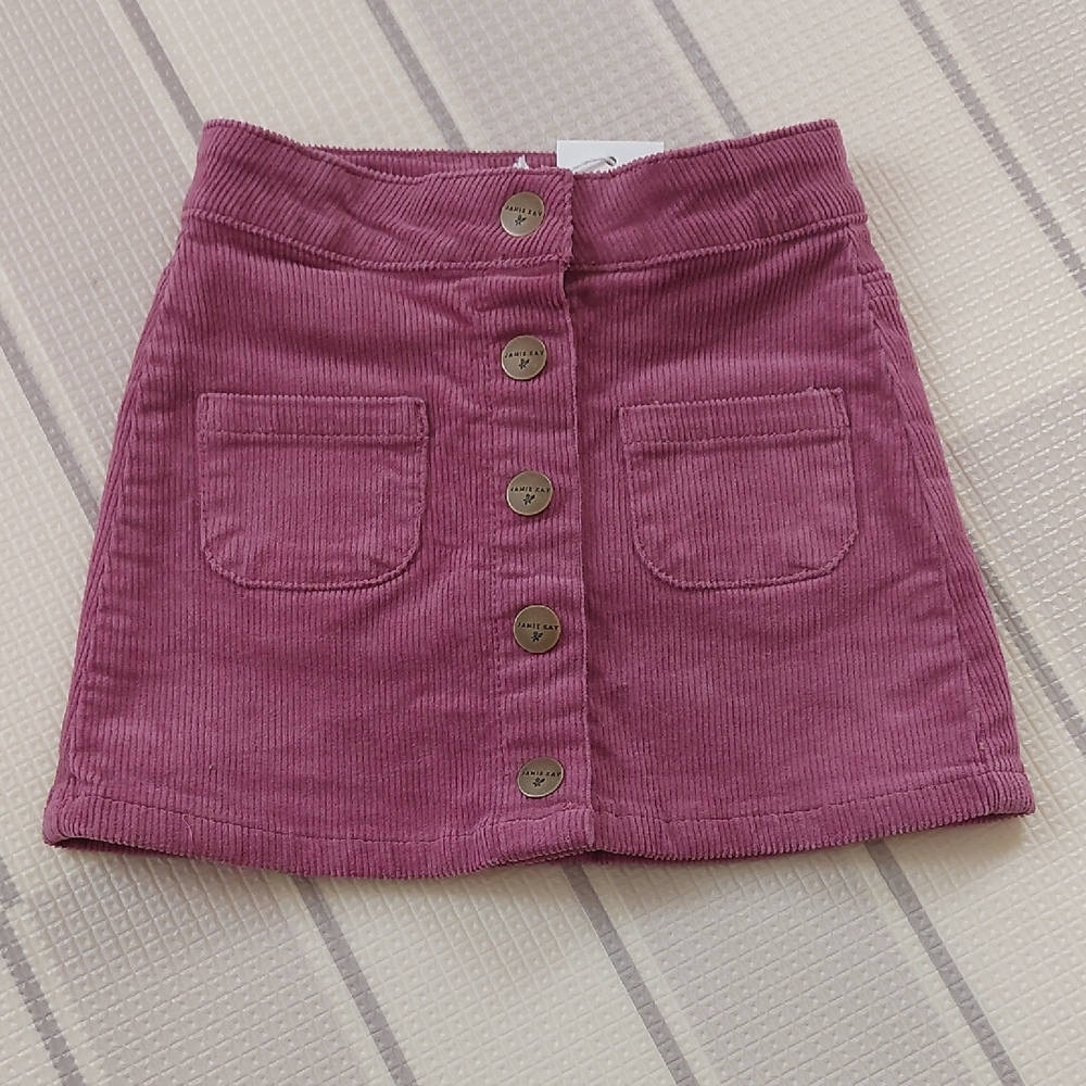 Jamie Kay Corduroy Button-Front Skirt